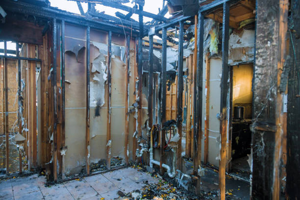 Professional Emergency Fire Cleanup technician working in Stevenson, WA